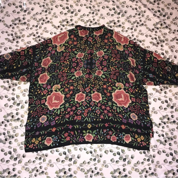 Johnny Was Silk Emby Blouse - Picture 10 of 13